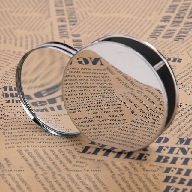 Magnifier Loupes 20x Magnifying Glass Portable Folding Compact Desktop Pocket Magnifier Jewelry Loupe Metal Reading Magnifying Glass Lens Eye Loupe