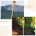 thumbnail image 3 of OULII Outdoor Bamboo Lamp for Backyard Decor Rustic Style Beige 1Pack, 3 of 8