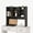 Black, variant on 6-Shelf Desk Hutch Organizer Set, 34.6 Inch Over Desk Storage Bookshelf Display Rack, White Finish