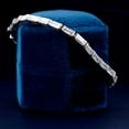 thumbnail image 5 of 8Ct Baguette Cut Natural MoissaniteDiamond Women Tennis Bracelet 14K White Gold Plated, 5 of 5
