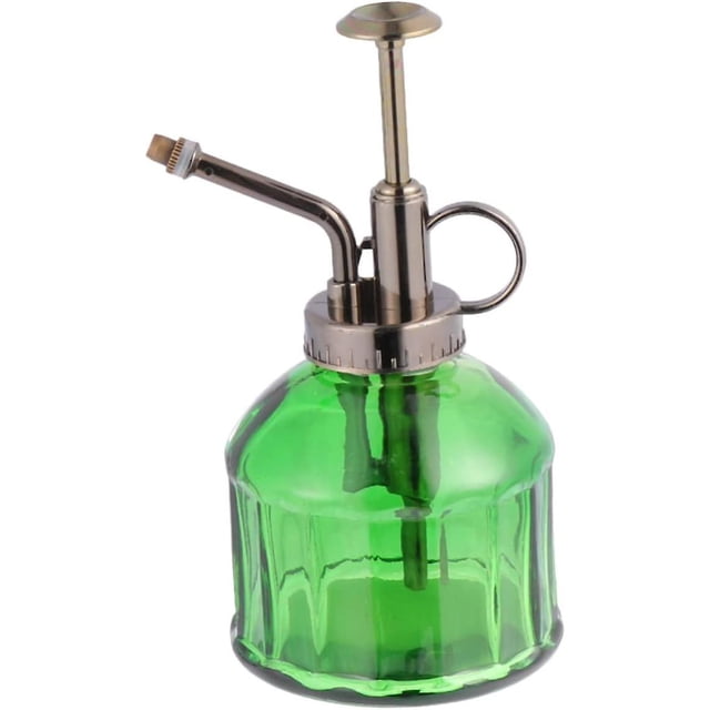 1 pulverizador de agua para plantas en maceta, botella de vidrio para regar plantas vintage, pulverizador para flores.