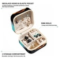 thumbnail image 2 of Sausage Whole Travel Portable Square Jewelry Organizer: Necklace Holder, Bracelet Holder, and More for Stylish Girls and Women, 2 of 6
