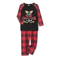thumbnail image 4 of Fiomva Family Matching Christmas Pajamas Sets Long Sleeve Sleepwear Xmas Plaid Pjs Set for Couples Women Men, 4 of 6