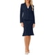 thumbnail image 2 of Conjunto de falda de 2 piezas INSPIRE CHIC para mujer, blazers de trabajo de moda 2025 y faldas lápiz de cola de pez XL azul marino, 2 of 5