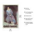 thumbnail image 2 of Carlos Gardel - Argentinian Singer - Vintage French Music Poster by Paul Colin c.1930 - 8 x 12 inch Vintage Metal Tin Sign, 2 of 4