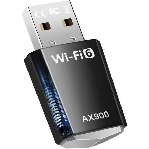 WiFi 6 USB WiFi Dongle for PC, AX900 Dual Band (5.8 GHz / 2.4 GHz), WiFi Dongle for MU-MIMO, WPA3