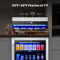 thumbnail image 4 of Yeego 24''Beverage Refrigerator,180 Cans Beverage Cooler Built-in or Freestanding for Drink Beer Soda, 4 of 8