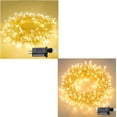 thumbnail image 1 of 100 LED Warm White String Lights + 150 LED Warm White String Lights, 1 of 8