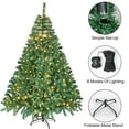 Coolmade 7ft Prelit Artificial Christmas Tree with Incandescent Warm