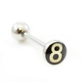 thumbnail image 1 of Barre de Langue avec design de 8 Balles 14g, 1 of 1