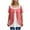 Watermelon Red, variant on Plebaso Plus Size Tops for Women Criss Cross Square Neck Short Sleeve Flowy Tunic Shirts Loose Dressy Casual Blouse
