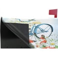 thumbnail image 4 of GZHJMY Watercolor Blue Bicycle with Flowers Magnetic Mailbox Cover Letter Post Box Cover Standard Size 21 x 18 Inch Mailbox Cover for Home Garden Yard Patio Outdoor Decor Home Decor, 4 of 5