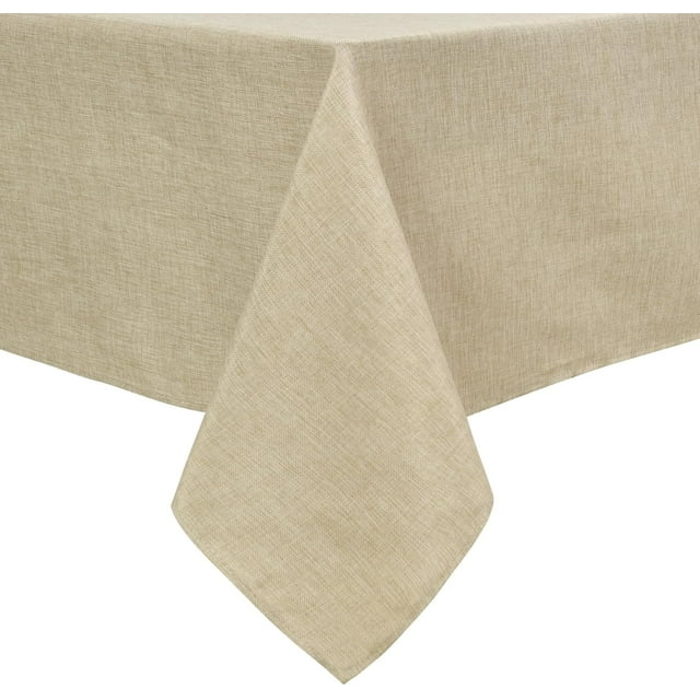 Faux Linen Rectangle Tablecloth Wrinkle Washable RustProof Rectangle Table Cloth for Kitchen Dining Room Holiday Table Cover for Party Dinner Farmhouse Grey X