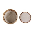thumbnail image 4 of happimess Josie 18" Modern Coastal Hand-Woven Hyacinth Storage Ottoman with Lid, Natural/Brown, SSL1003A, 4 of 4