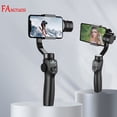 thumbnail image 2 of FANGTUOSI-cardán de mano plegable para teléfono móvil, estabilizador de grabación de vídeo Vlog para iPhone 14, Xiaomi y Huawei, 3 ejes, F10, nuevo xuanjing unisex, 2 of 2