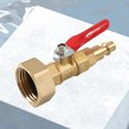 thumbnail image 4 of Adaptador de soplado para invierno Wdftyju con válvula de bola conector rápido de latón, 4 of 6