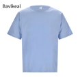 thumbnail image 2 of Bavlkeal Mens Athletic T-shirts Casual Crew Neck Pullover Short Sleeve Running Workout Shirt Sky Blue M-5XL, 2 of 5