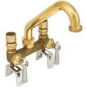 Proplus Compression Laundry Tray Faucet With Lever Handles And 4-Inch Centers