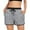 Grey, variant on Meichang Womens Yoga Running Shorts with Liner Pockets Sport Yoga Shorts Trendy Patchwork Waisted Drawstring Workout Shorts Casual Slimming Running Joggers Gym Double Layer Yoga Shorts Gray XL