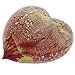 thumbnail image 3 of Glass Of Venice Murano Glass Red Gold Spotted Heart, 3 of 4