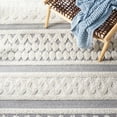 thumbnail image 5 of SAFAVIEH Cottage Bosworth Geometric Indoor/Outdoor Area Rug, Ivory/Grey, 8' x 10', 5 of 6