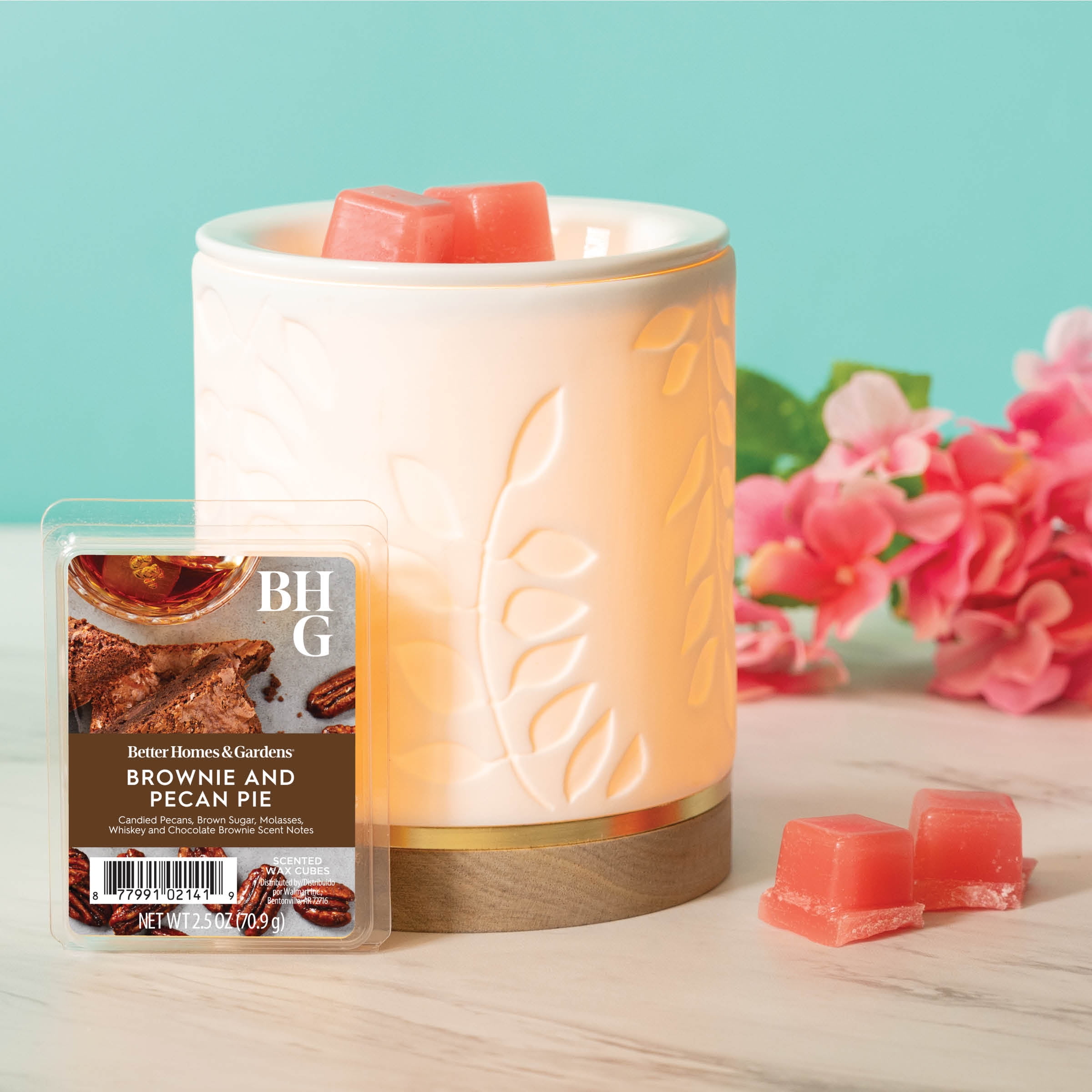 (3 pack) Brownie Pecan Pie Scented Wax Melts, Better Homes & Gardens, 2.5 oz (1-Pack)