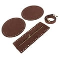 thumbnail image 1 of de material cuero con cierre de cremallera de cojín con Wandteppich moldeador inferior para fabricación de s de mano - café BLESIY Bolso de la PU que hace piezas, 1 of 8