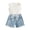 White, variant on Gubotare Matching Short Sets for Girl Girls Cartoon Shirt Set Kids Casual Outfit Clothing Set (White,2-3 Years)
