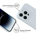 thumbnail image 3 of White Leopard Designed for iPhone 14 Pro Max Case, Cute Cheetah Print Pattern Rugged TPU Phone Case for Girls Women Men, Leopard iPhone 14 Pro Max 6.7 Inch, 3 of 6