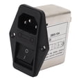 thumbnail image 4 of Prise d'Alimentation à Interrupteur à Bascule AC 115V 250V Fiche de Module d'Entrée IEC avec Fusible pour Équipement, 4 of 14