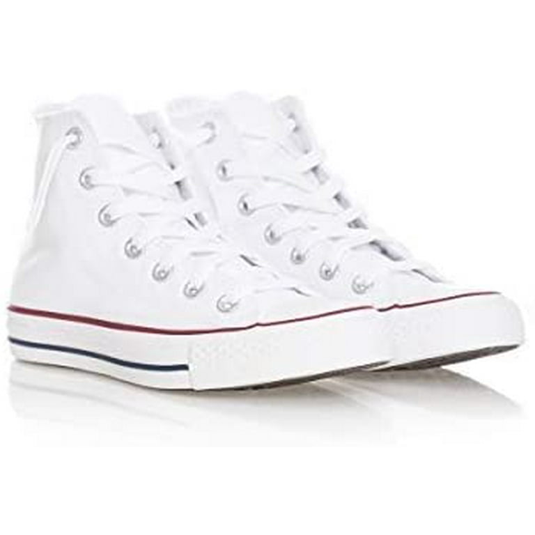 White ankle deals high converse