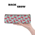thumbnail image 2 of Naloa Watermelon Print Leather Pencil Case - Portable Big Capacity Pencil Pouch Organizer Bag Stationery Bag for Work & Office Pencil Pen Case, 2 of 5