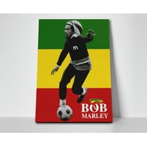 Bob Marley Soccer Poster or Wrapped Canvas