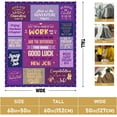 thumbnail image 5 of New Job Gift for Women, Congratulation Promotion Gifts for Women, New Job Gifts for Her, Gift for Coworker Leaving for New Job, Job Promotion Gifts Throw Blanket 60 x 50 Inch, 5 of 6