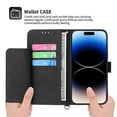 thumbnail image 3 of Flower Embossed Leather Wallet Case Compatible Samsung Galaxy S23 Ultra/s23 Plus/s23 With Wrist Strap, 3 of 5