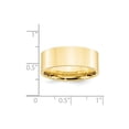 thumbnail image 3 of Solid 10k Yellow Gold 8mm Standard Flat Comfort Fit Wedding Band Size 9.5, 3 of 3