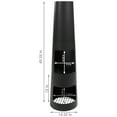 thumbnail image 6 of Sunnydaze 49" Heavy-Duty Black Finish Steel Wood-Burning Chiminea with Built-In Log Storage, 6 of 11