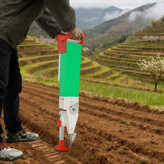 CNCEST Handheld Corn Peanut Seeder Seed Fertilizer Vegetable Garden Planter Efficient Seeders & Spreaders