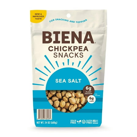 Biena Sea Salt Roasted Chickpea Snack (24 Ounce)