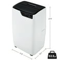 thumbnail image 2 of 12000 BTU Portable Air Conditioner 4-in-1 Portable AC Unit Cool up to 550 sq.ft, Portable Air Conditioners with Remote Control & Window Kit1-24H Timers, 2 of 7