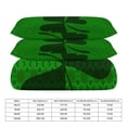 thumbnail image 2 of 3 Pcs Soft Bedding Set, Includes 1 Duvet Cover with Zipper And 2 Pillow Shams,Clover Pattern Queen(90"×90"), 2 of 8