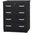 thumbnail image 2 of Home Square 3-Piece Set with Twin Bed Chest Dresser with Lock and Nightstand, 2 of 19