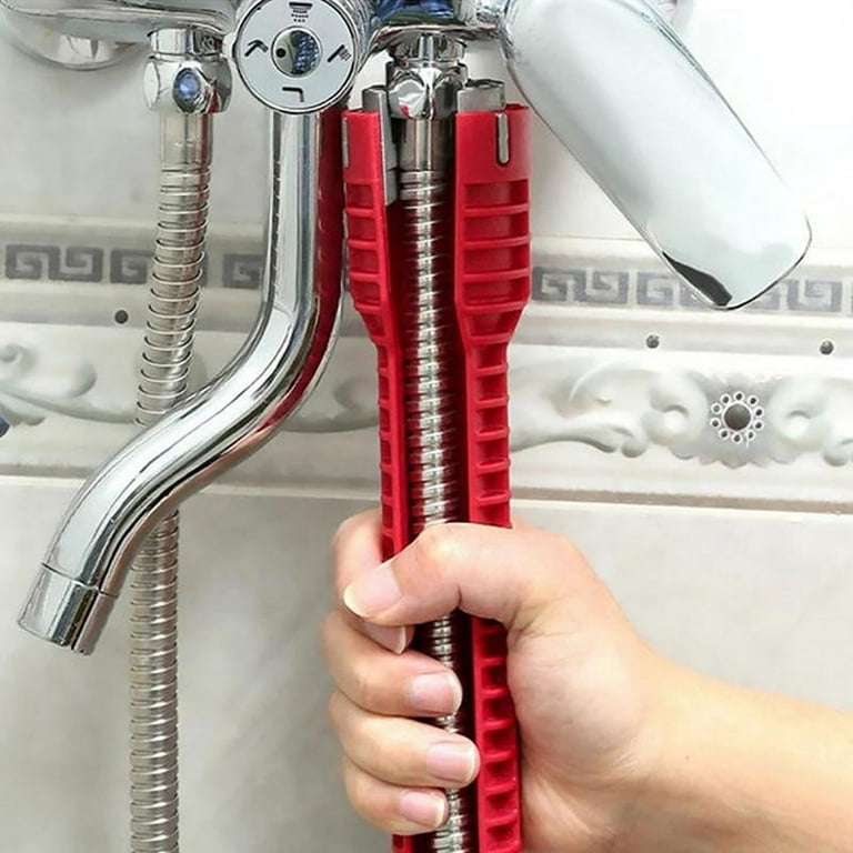 Anti slip Kitchen Repair Plumbing Tool Flume Wrench Sink Faucet