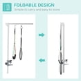 thumbnail image 4 of PawHut Foldable Dog Grooming Arm with Clamp and 3 Loops, Silver, 4 of 10