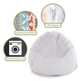 thumbnail image 3 of Majestic Home Goods Sac de Haricots, Petit, Magnolia, 3 of 5