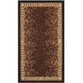 thumbnail image 2 of Safavieh Chelsea Doriane Bordered Wool Area Rug, Black/Brown, 2'9" x 4'9", 2 of 9