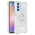 thumbnail image 2 of Funda para Samsung Galaxy A16 5G con Brillo Líquido Flotante, Purpurina, Parachoques y Anillo Giratorio Soporte, 2 of 5