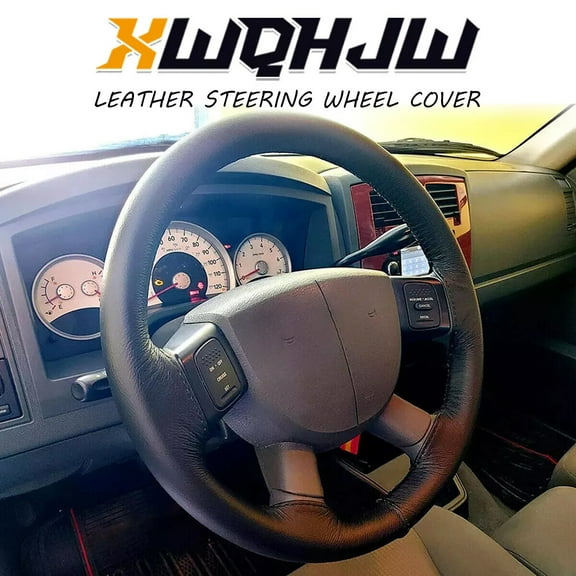 15" Car Steering Wheel Cover Genuine Leather For LEXUS IS300 LS460 IS350