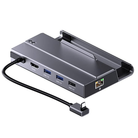 7 In 1 USB C Hub Docking Station For Steam Deck USB C To HDMI-compatible 4K@60Hz SATA Ally M.2 Rog Station NVME Dock for ASUS R7P0