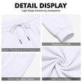 thumbnail image 7 of Evdexr Baggy Sweatpants Mens Drawstring Tapered Pants 2026 Breathable Lounge Back To School Joggers Wide Leg Loose Fit Athletic Slacks with Pockets 3XL, 7 of 7